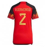Billiga Belgien Toby Alderweireld #2 Hemma fotbollskläder Dam VM 2022 Kortärmad
